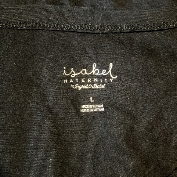 NWT Isabel Maternity By Ingrid & Isabel Long Sleeve Below Knee Dress S20 - Picture 3 of 6